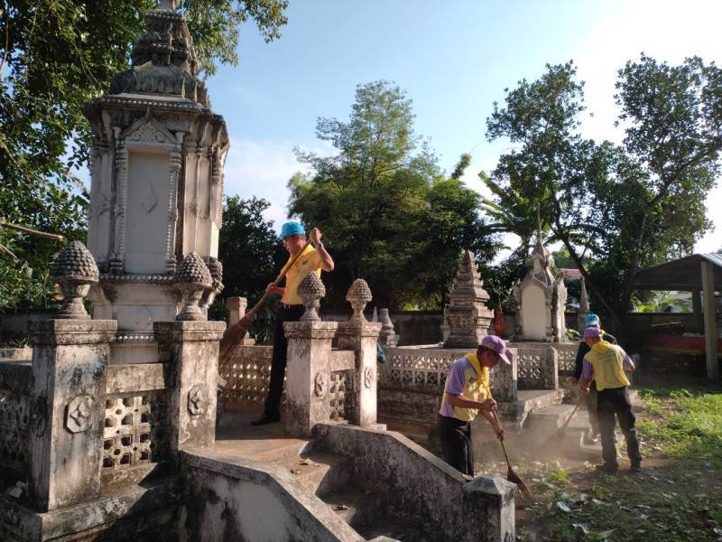 จิตอาสาพระราชทานมณฑลทหารบกที่ 32  จัดกิจกรรม “จิตอาสาพัฒนาศาสนสถาน” ณ วัดปงสนุก อำเภอเมืองลำปาง  จังหวัดลำปาง