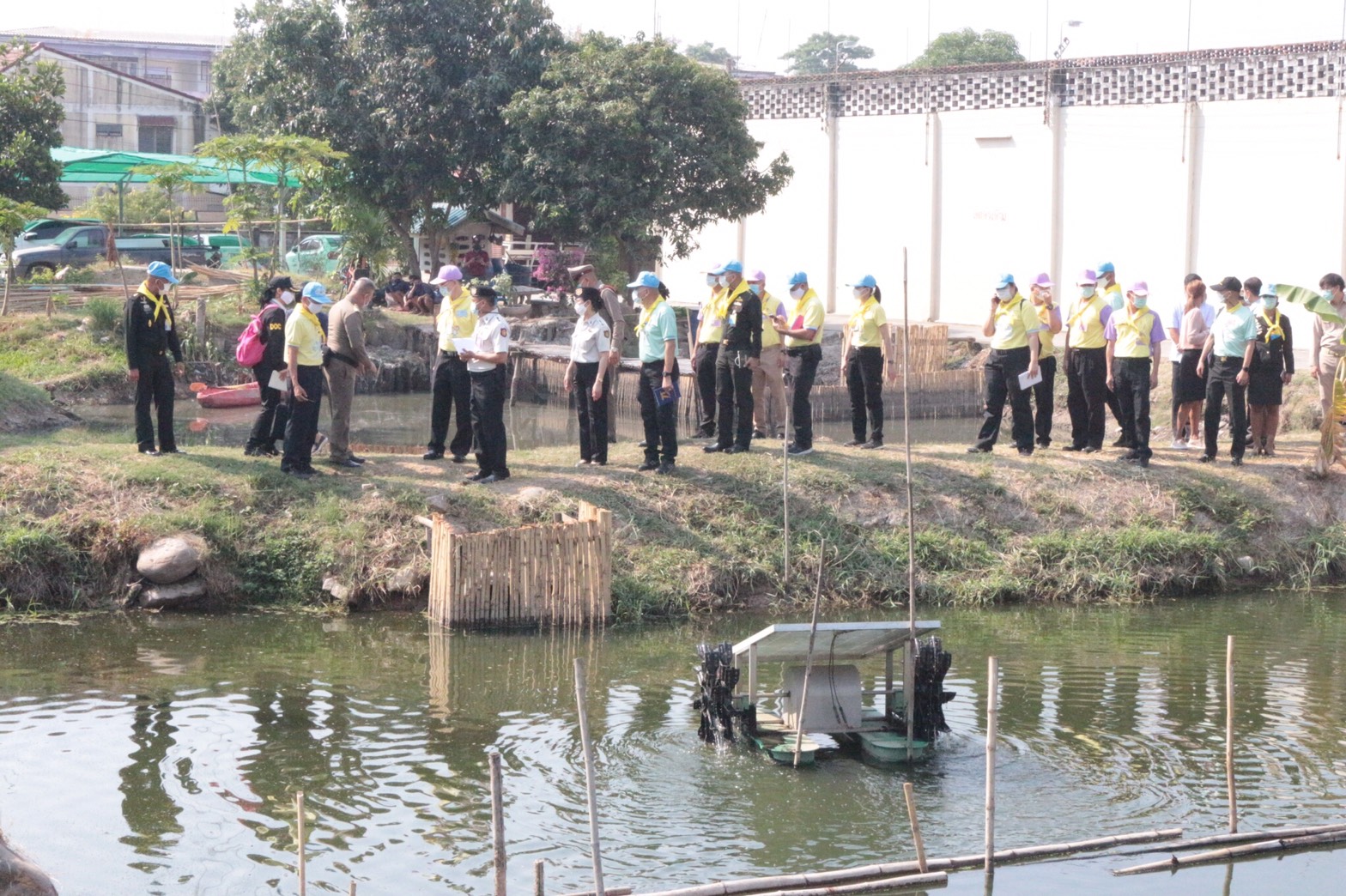 คณะทำงานโครงการราชทัณฑ์ปันสุขฯ เดินทางไปให้คำแนะนำการพัฒนาระบบน้ำเสียและการกำจัดขยะ ณ เรือนจำจังหวัดนครนายก