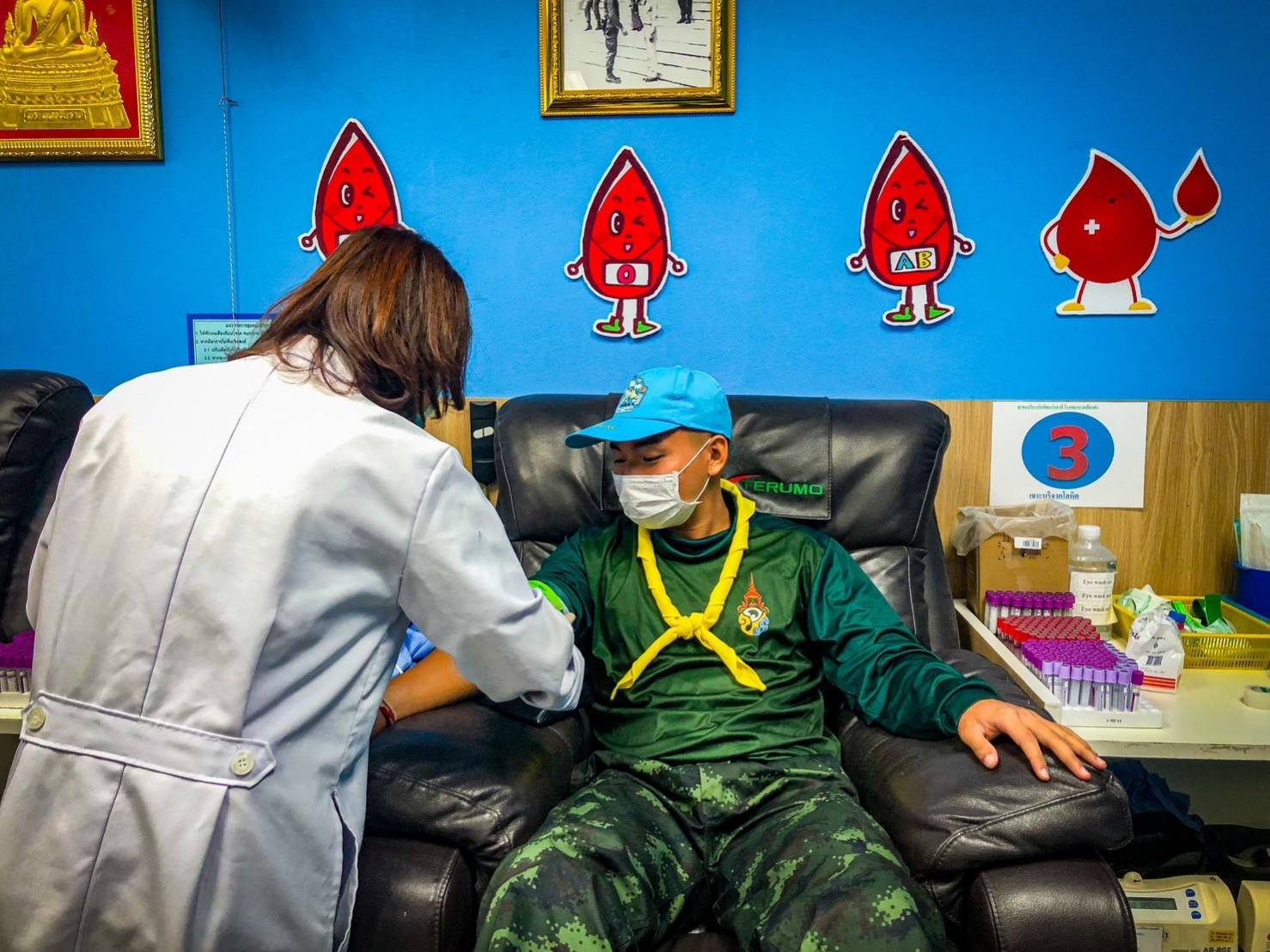 ศูนย์อำนวยการใหญ่จิตอาสาพระราชทาน จัดกิจกรรม “จิตอาสา บริจาคโลหิต ต่อชีวิต เพื่อนมนุษย์” ช่วยเหลือผู้ป่วย ในพื้นที่ภาคเหนือ