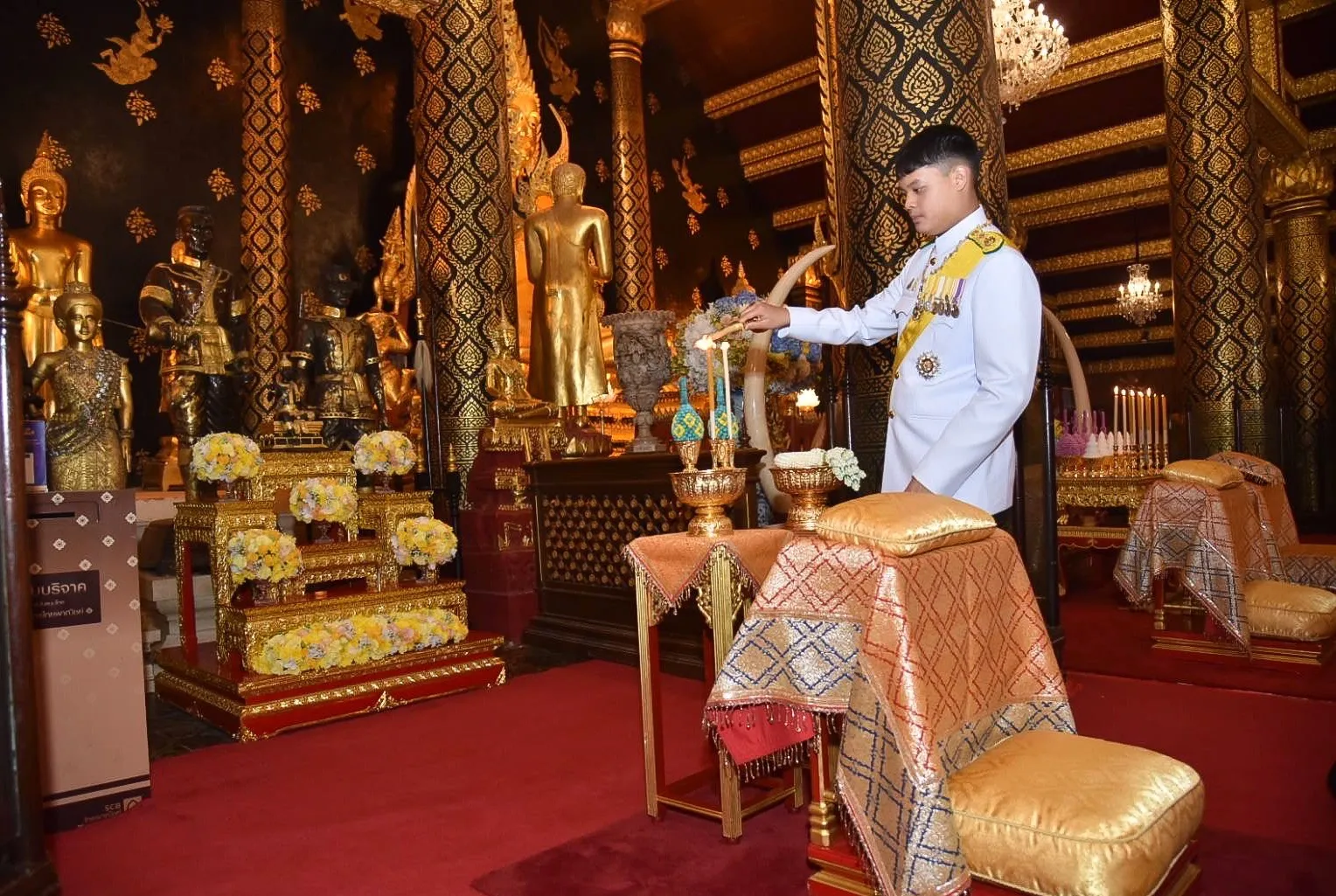 สมเด็จพระเจ้าลูกยาเธอ เจ้าฟ้าทีปังกรรัศมีโชติ มหาวชิโรตตมางกูร สิริวิบูลยราชกุมาร เสด็จแทนพระองค์ ไปในการพระราชพิธีทรงบำเพ็ญพระราชกุศลถวายผ้าพระกฐิน ณ วัดพระศรีรัตนมหาธาตุ อำเภอเมืองพิษณุโลก จังหวัดพิษณุโลก