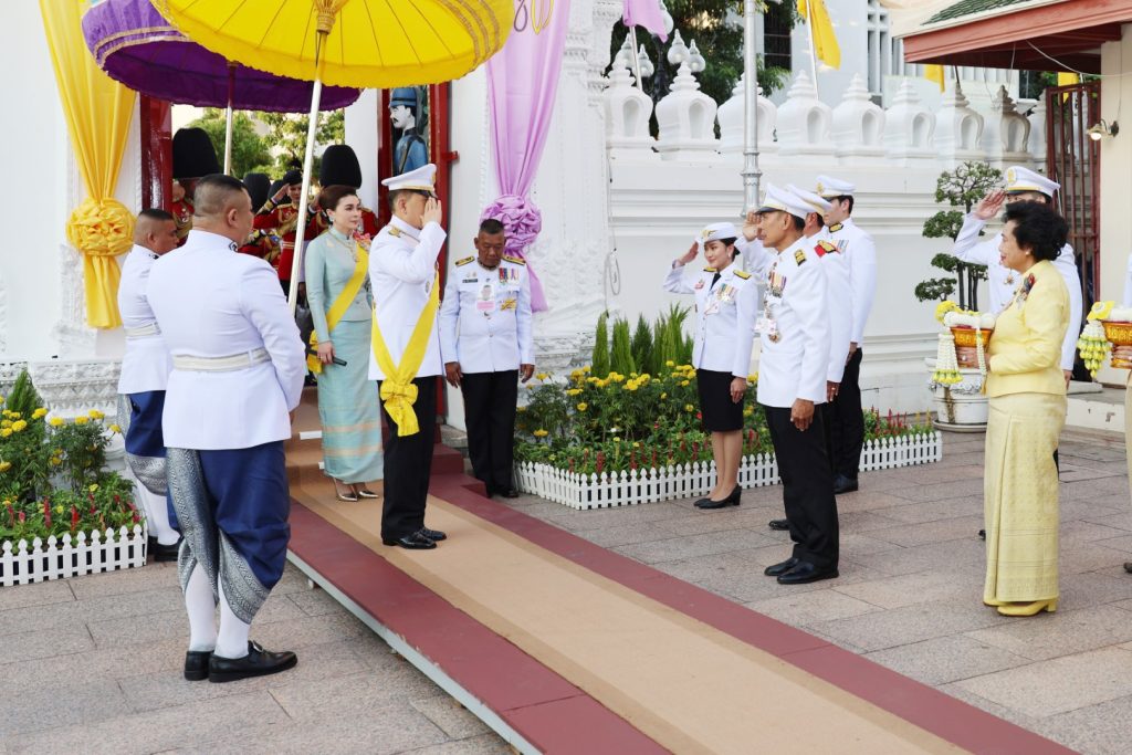 การพระราชพิธีทรงบําเพ็ญพระราชกุศลถวายผ้าพระกฐิน ณ วัดราชบพิธสถิตมหาสีมาราม